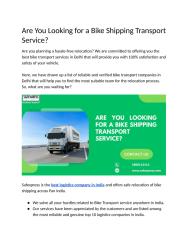 Are You Looking for a Bike Shipping Transport Service_.docx