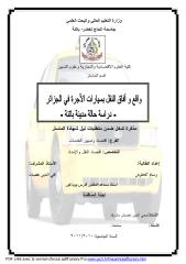 رسالة ماجستير واقع وافاق النقل بسيارات الاجرة في الجزائر دراسة حالة مدينة باتنة.pdf