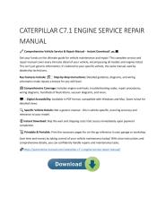 CATERPILLAR C7.1 ENGINE SERVICE REPAIR MANUAL.pdf