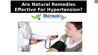 Are Natural Remedies Effective For Hypertension.pptx