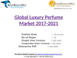 Global Luxury Perfume Market 2017-2021.pptx