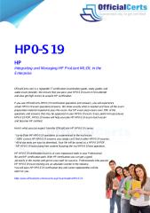 HP0-S19 Integrating and Managing HP ProLiant MLDL in the Enterprise.pdf