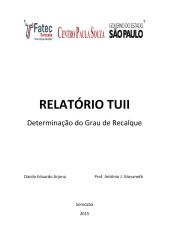 Relatório TUII - Determinação do Grau de Recalque.pdf